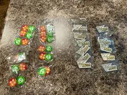 11 Packs Of 65 Count Cards Sleeves , 13 Packs Of Dice, 12 Damage Markers, 11 Vst - Image 4