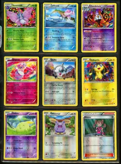 2014 Pokemon XY PHANTOM FORCES Set Collection Cards Lot REVERSE HOLO Foil RARE + - Image 2