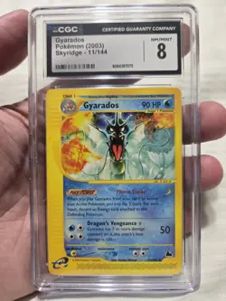 Pokemon Gyarados 11/144 Non-Holo Card 2003 Skyridge Cgc Psa - Image 1