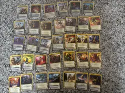 Chaotic Tcg Mipedian Lot 34 Cards (6 supers, 11 rares) NO DUPLICATES - Image 1