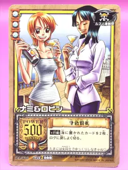 Nami Robin One Piece Card Dass Bandai Japan Japanese Very Rare No.T06 F/S - Image 1