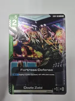 Fortress Defense (GD01-106) (NM) - Gundam Card Game - Newtype Rising (ENG) - Image 1