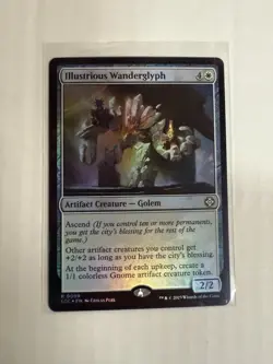 Illustrious Wanderglyph NM FOIL MTG! Lost Caverns Of Ixalan Commander - Image 1