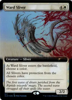 Ward Sliver NM - (BEND)* FOIL EXTENDED Secret Lair ENGLISH 617 mtg -UnltdCards - Image 1