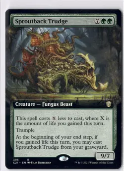 Sproutback Trudge NM/M* EXTENDED Commander 2021 ENGLISH 395 mtg -UnltdCards - Image 1