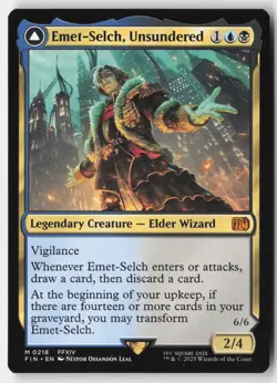 MTG - Emet-Selch, Unsundered M FINAL FANTASY 218 LP-NM - Image 1