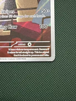 Pokemon TCG Persian 078/064 Scarlet Violet Shrouded Fable Illustration Rare Card - Image 4