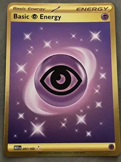Basic Psychic Energy 207/165 Gold Scarlet And Violet 151 Pokemon Card NM - Image 1