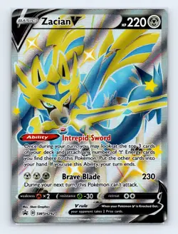 Zacian V (Shiny) - Promo SWSH: Sword & Shield Promo Cards SWSH292 NM - Image 1