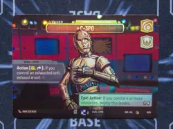Star Wars Unlimited: C-3PO - Human-Cyborg Relations (Showcase) SEC 1035 - Image 2