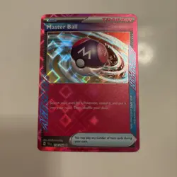 Master Ball 153/162 Temporal Forces Trainer Item Holo Rare Pokemon Card - Image 1