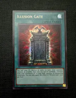 Illusion Gate Spell Card Maze of Muertos 1st Edition Secret Rare MZMU-EN023 - Image 1