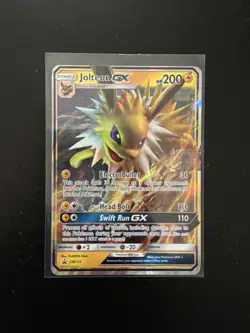 Pokemon Jolteon GX TCG Black Star Promo Holo Card SM173 - Image 1