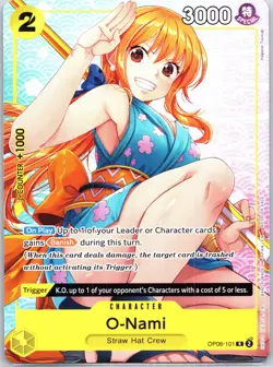 O-Nami (Welcome Pack Vol. 2) R One Piece Promotion Cards OP06-101 NM - Image 1