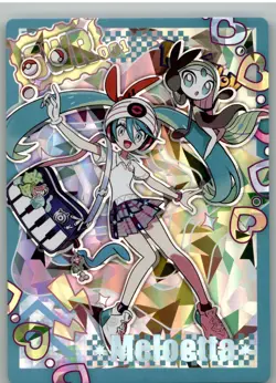 Pokemon Mengka 2.0 Crossover Hatsune Miku + Meloetta SWR-001 Card Non TCG - Image 1