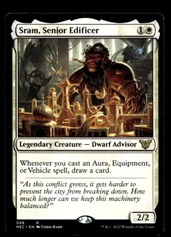 Sram, Senior Edificer 88 R Commander: Kamigawa: Neon Dynasty - Image 1