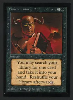 ***Collectors' Edition Demonic Tutor*** MTG CE Magic Kid Icarus - Image 1
