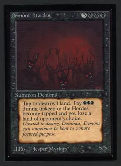 ***Collectors' Edition Demonic Hordes*** MTG CE Magic Kid Icarus - Image 1