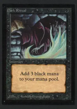 ***Collectors' Edition Dark Ritual*** MTG CE Magic Kid Icarus - Image 1