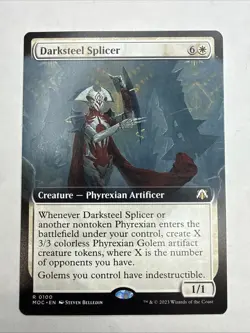 Darksteel Splicer (Extended Art) Commander: March of the Machine Regular - Image 1