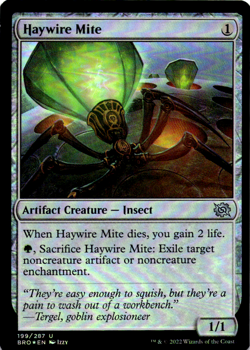 Haywire Mite The Brothers' War NM Foil - Image 1