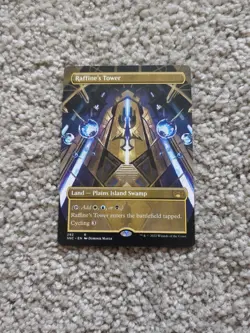 Magic the Gathering MTG Raffine's Tower Borderless Near Mint - Image 1