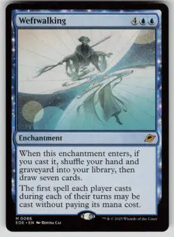Weftwalking Mythic Edge of Eternities 86 MTG Near Mint 2025 - Image 1
