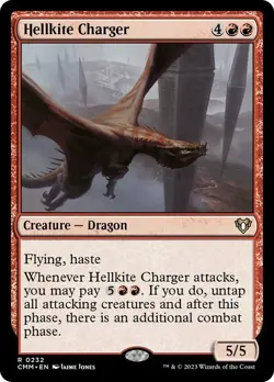 Hellkite Charger Commander Masters NM MTG - Image 1