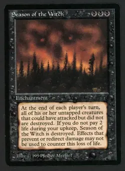 ***Season of the Witch*** MTG The Dark Magic Kid Icarus - Image 1