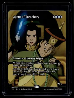 Magic The Gathering MTG Avatar Agent of Treachery Borderless Eternal Mythic - Image 1