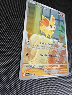 Fennekin POKEMON CENTER EXCLUSIVE Chaos Rising ETB Promo #080 NM - Image 3