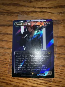 Squall, SeeD Mercenary Borderless Surge Foil - Final Fantasy MTG 0547 See Photos - Image 1