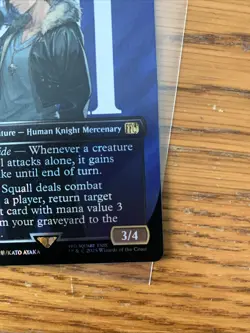 Squall, SeeD Mercenary Borderless Surge Foil - Final Fantasy MTG 0547 See Photos - Image 5