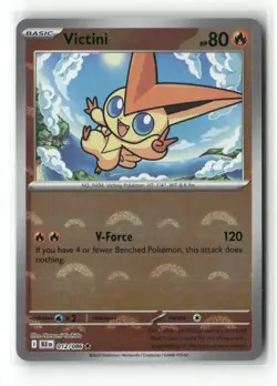 Victini (Poke Ball Pattern) 012/086 Holo Rare Black Bolt Pokemon Holo Near Mint - Image 1