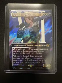 Magic the Gathering Squall, Seed Mercenary Borderless Surge Foil Final Fantasy - Image 1