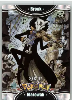 Pokemon Mengka 2.0 - Marowak x Brook One Piece SER-07 - Chinese Non TCG v2 - Image 1