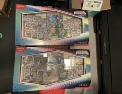 Pokemon Lucario EX Tyranitar EX Premium Collection Prismatic Evolutions 2 boxes - Image 1