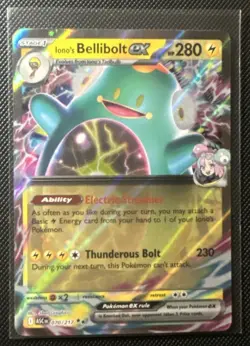 2026 Pokemon Ascended Heroes Iono's Bellibolt ex #070/217 Double Rare - Image 1
