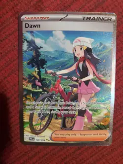 Pokemon Dawn 129/094 Me02: Phantasmal Flames Rare Full Art Holo SIR - Image 1