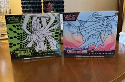 Chaos Rising & Perfect Order Pokemon Center ETBs - 2 Sealed New - Image 1