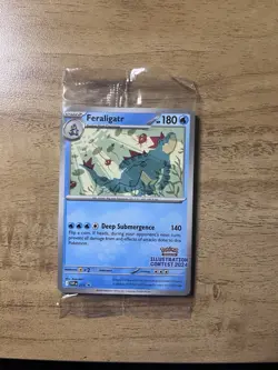 SEALED Pokemon Illustration Contest Promos 2024 Feraligatr, Pikachu, Toxtricity - Image 1
