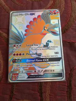 Pokemon TCG Ho-Oh GX SV50/SV94 Hidden Fates Shiny Vault Full Art Holo - Image 2