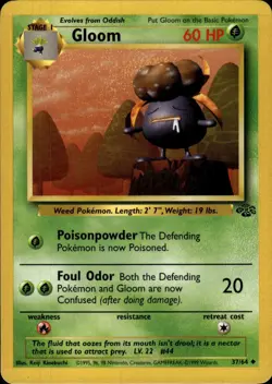 Pokemon Pokemon Jungle Gloom Uncommon Moderately played B - Image 1