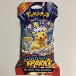 Pokemon Scarlet & Violet Surging Sparks Sealed Blister Booster Pack - Image 1