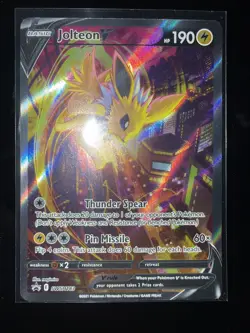 ⚡ Jolteon V SWSH183 Sword & Shield Black Star Full Holo Rare Promo Pokemon NM - Image 1
