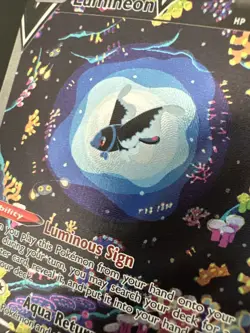 Pokemon Lumineon V Ultra Rare Full Art Holo 170 HP Crown Zenith GG39/GG70 - Image 2