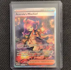 Pokemon Acerola's Mischief 183/132 Mega Evolution SIR Holo English - Image 1