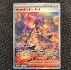 Pokemon Acerola's Mischief 183/132 Mega Evolution SIR Holo English - Image 2