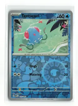 TENTACOOL 072/165 151 REVERSE HOLO POKEMON TCG NM-LP - Image 1