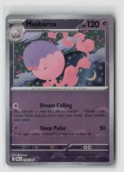 Musharna #036/086 Sv Black Bolt Poke Ball Reverse Holo Pokemon TCG NM - Image 1